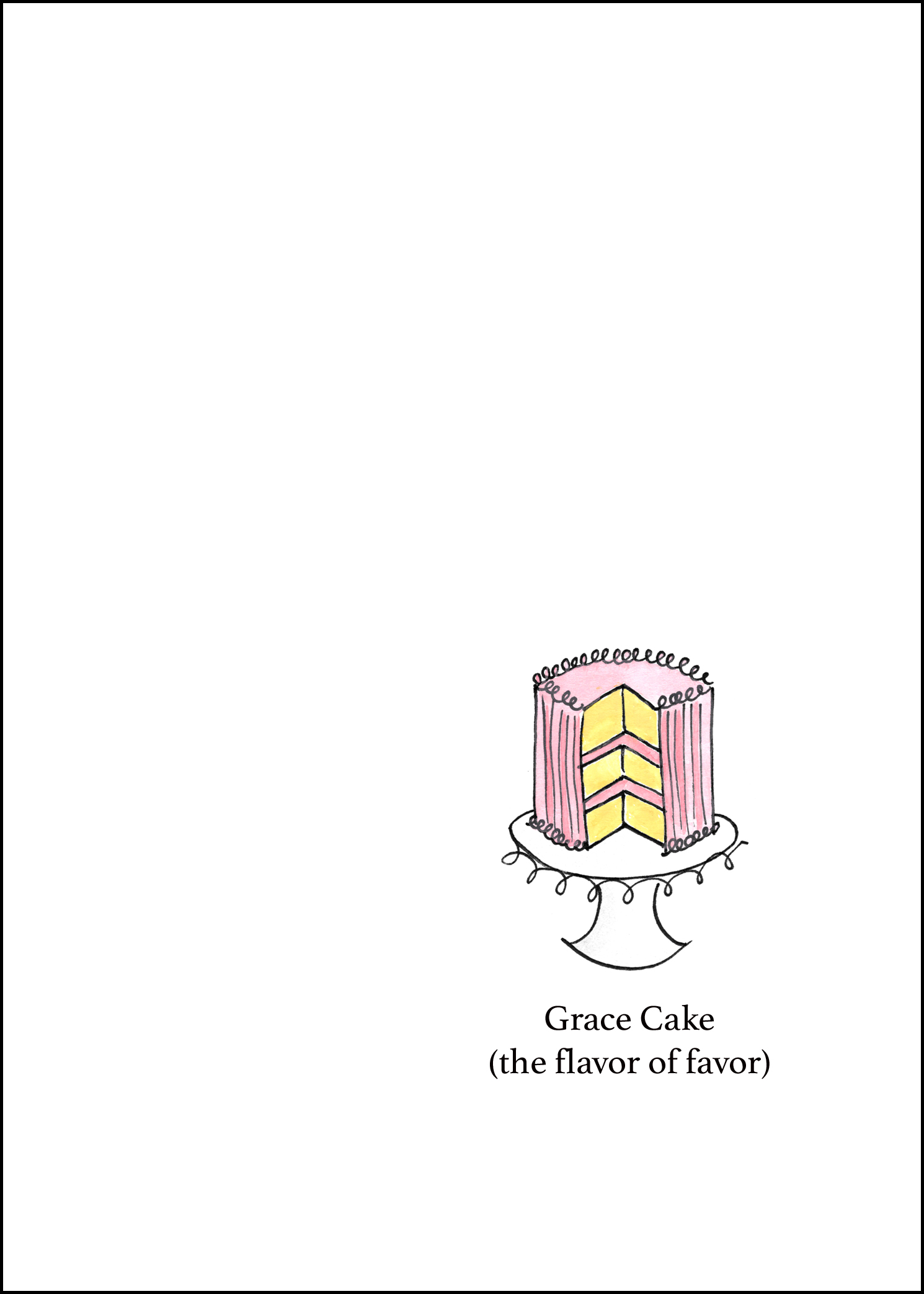Grace Cake - by Anna Elkins
